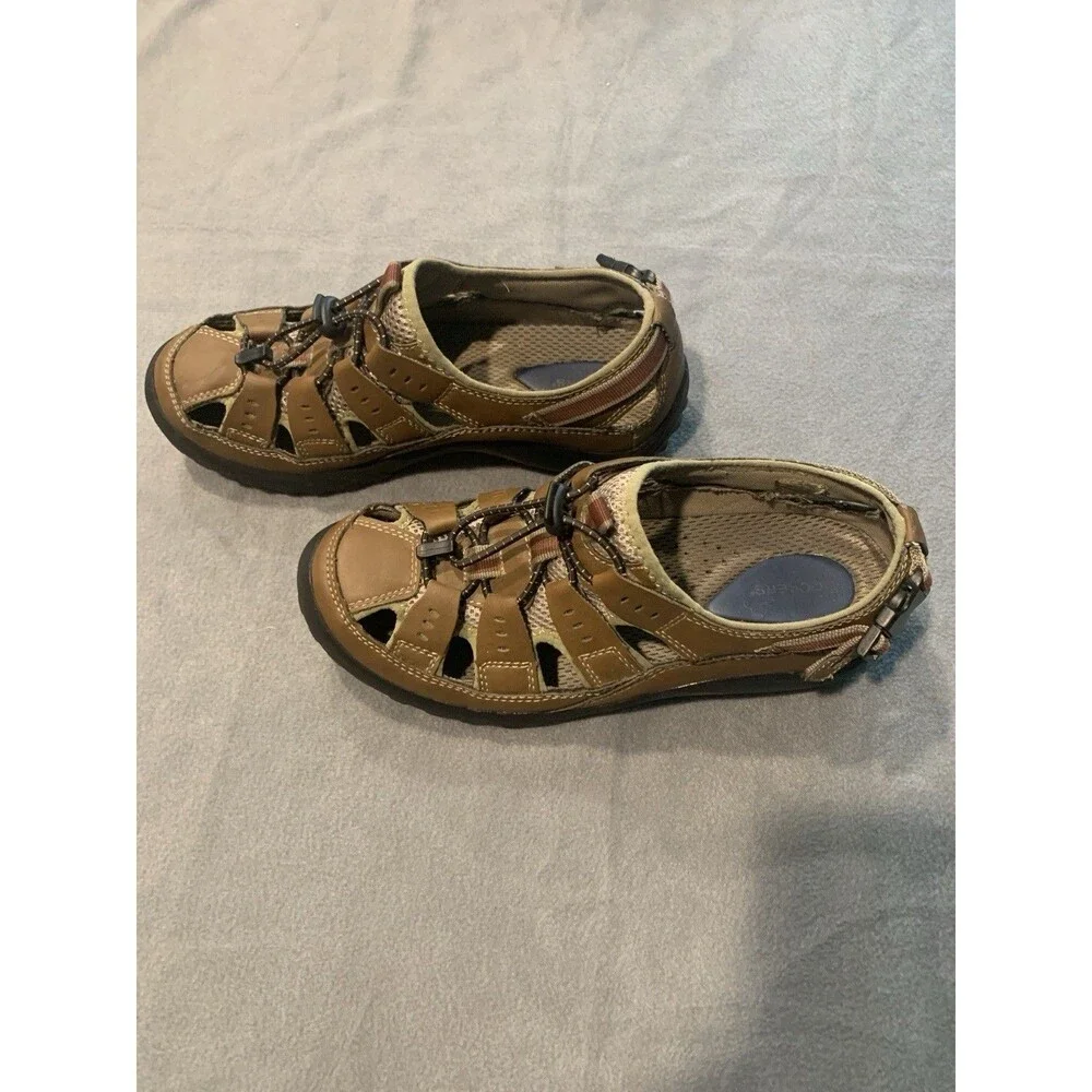 Dockers Sandal Shoes Men Size 10M Brown Fisherman Water Hiking Trail Casual